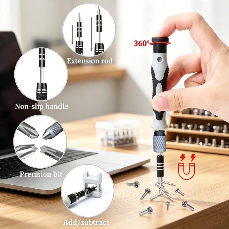 Electronics Repair Book - 115 In 1 Precision Screwdriver Set