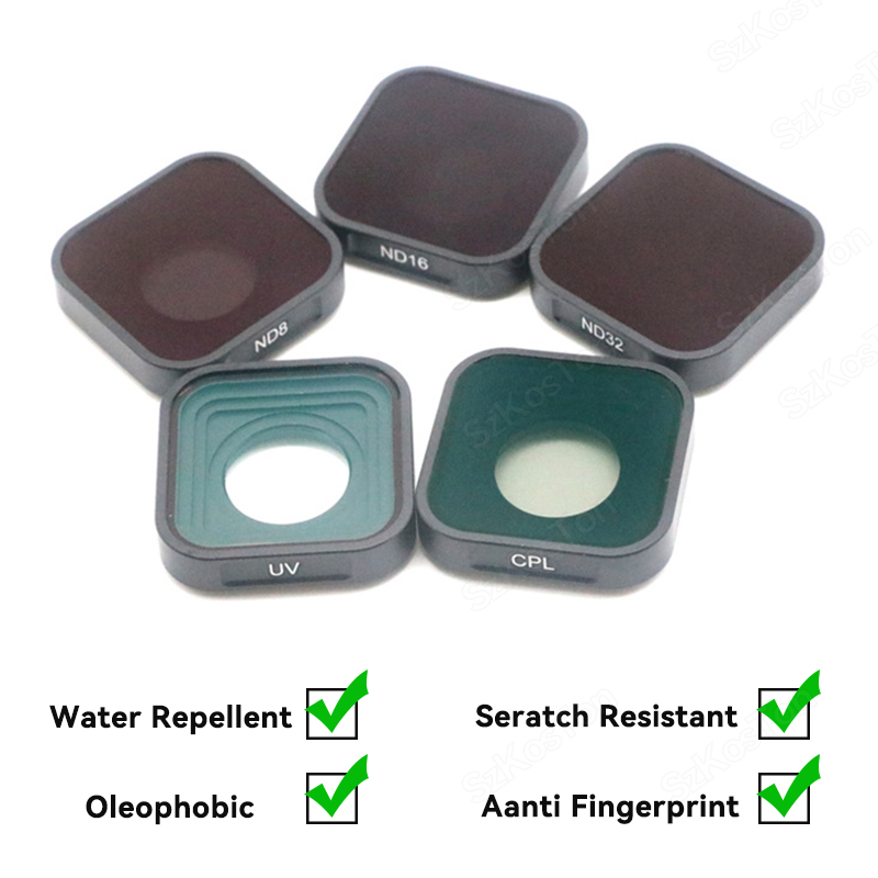 CPL UV ND8 ND16 ND32 ND Filter - Gopro Action Camera Hero 12 Black recension och pris